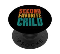Secondo figlio preferito retrò sorella fratello fratelli gemelli PopSockets PopGrip Adesivo