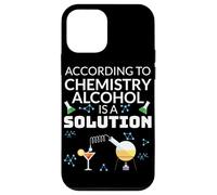 Secondo la chimica, l'alcol è una soluzione scienza umorismo Custodia per iPhone 12 mini