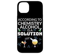 Secondo la chimica, l'alcol è una soluzione scienza umorismo Custodia per iPhone 14 Plus