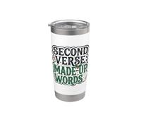 Secondo Verso Made-Up Parole Parole Scrittura Creativa Poesia Bicchiere termico in acciaio inox doppia parete