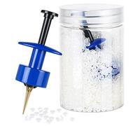 Seconero Pellet Bait Bander con 3000 Pezzi Micro Esche Anelli con Anello in Gomma, Bander per Esche a Pellet, Accessori per la Pesca per Il Fissaggio Rapido di Esche, Pellet, Falene d'Api, Verme