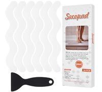 Secopad 24 Adesivi Antiscivolo Doccia, Antiscivolo Vasca da Bagno, Bianco