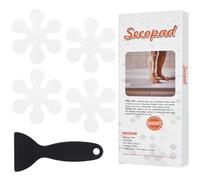 Secopad 24 Adesivi Antiscivolo Doccia,di Sicurezza per La Doccia, Bianco