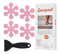 Secopad 24 Adesivi Antiscivolo Doccia,di Sicurezza per La Doccia, Rosa