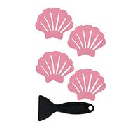 Secopad 24 Adesivi Antiscivolo per Vasca da Bagno con Conchiglie, Rosa