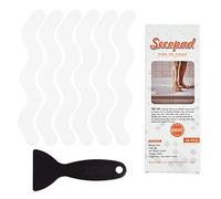 Secopad Adesivi antiscivolo, 24 pezzi, strisce di sicurezza per vasca da bagno, doccia, scale (Bianco)