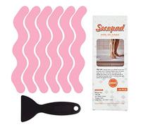 Secopad Adesivi antiscivolo, 24 pezzi, strisce di sicurezza per vasca da bagno, doccia, scale (Rosa)