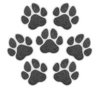 Secopad Adesivi antiscivolo per vasca da bagno, 20 pezzi, grandi, per vasca da bagno, doccia, decalcomanie adesive con raschietto (Nero)