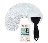 Secopad - Adesivi Antiscivolo per Vasche da Bagno e Docce, Motivo: Piedi (Clear)