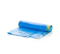 SECOSTORE Busta Spazzatura Neutrocon Maniglie 55x65 cm, 150 Sacchi in Plastica HDPE, Spessore 11,5 micron | 10 Rotoli da 15