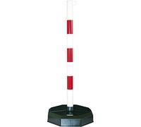 Secotec 906030 sperr montanti in plastica, diametro 48 mm, peso 3,85 kg, Base, 280 X 280 mm, colore: bianco/rosso
