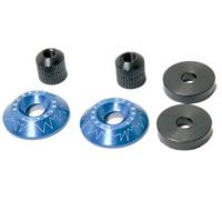 Secraft Canopy Lock - fissaggio capottina V1 6-32 pollice BLU - 2 pz