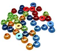 Secraft Rondelle coniche per testa cilindrica 5,5x15mm NERE - 12 pz