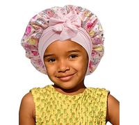 SECRET AROMA Cuffia in Raso per Bambini Cuffia in Seta per Dormire Cuffia da Notte a Doppio Strato Fascia Elastica Cuffia per Capelli per Bambini Cuffia da Notte Cuffia per Bambini Piccoli