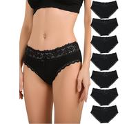 SECRET AROMA Intimo da Donna in Cotone Slip Traspiranti da Donna Stretchy Bikini Absorbent Underpants Mutande assorbenti Bikini Elasticizzate Confezione di Multipack