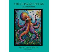 Secret Circles No.14 - Color by Number Circulism book : Standard paper edition