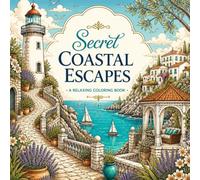 Secret Coastal Escapes: A Relaxing Coloring Book