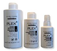 Secret Code New York | PLEX Kit Riparazione Capillare 3 Passi - Shampoo Bond Repair 500 ml + Trattamento Intensivo 250 ml + Balsamo Leave-In 120 ml | Senza Solfati, Anti-Crespo Tutti i Tipi di Capelli