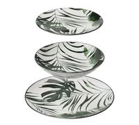 Secret de Gourmet - 18 pezzi servizio palme bianco verde
