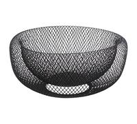 Cestino in metallo "Mesh" 27 cm nero