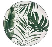 Secret de Gourmet - Set di 6 piatti da portata palme d26cm verde