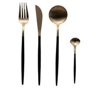 Secret de Gourmet - Vassoio portaposate ida in acciaio inox placcato oro da 24 pezzi