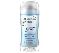 Secret Aluminum Free - Deodorante da donna, 48 ore, senza parabens Dyes Talc & Baking Soda, PH Balancing Minerals, Dry Solid, Cotton Scent, 61 g