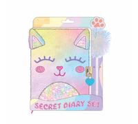 SECRET DIARY POMPON PEN CAST TRI-COASTAL KIDS DREAM BIG + PENNA
