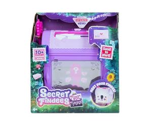 Secret Findees - HAILEE o ZOEE - Cassetta postale magica viola - Mini bambola per bambini dai 4 anni - 1 mini bambola articolata 5 cm + 6 accessori da scoprire - Batterie incluse - Modello casuale