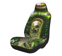 Secret Gardens Print Coprisedile Auto Anteriore 2 Pezzi Universale Coprisedile Confortevole Copri Sedili per Veicolo SUV Accessori