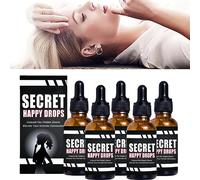 Secret Happy Drops Pleasurepeak Oral Drops,Secret Happy Drops for Her,Secret Happy Drops Leads The Way,Oost Energy Levels, Promoting Relaxation, Promoting Improved Blood Flow (5 PCS)