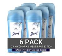 Secret Invisible Solid Unscented Antiperspirant & Deodorant Ph Balanced 2.6 Oz? (Pack Of 6) by Secret