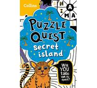 Secret Island: Solve more than 100 puzzles in this adventure story for kids aged 7+: Mystery Puzzles for Kids