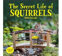 Secret Life of Squirrels Wall Calendar 2026