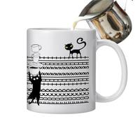 Secret Message Coffee Mug 350ml Novelty Ceramic Cup With Color Reveal