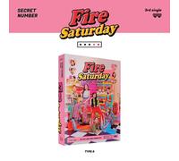 SECRET NUMBER 3° album singolo [Fire Saturday] Type A CD+P.Book+2p card+sticker