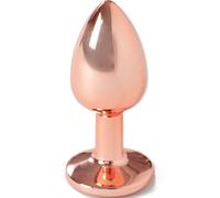 Secret Play - Metal Butt Plug Rose Gold Small Size 7 CM