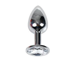 Secret Play Plug Anale Medio Trasparente - 1 pezzo