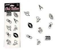 Secret play - set di 10 tatuaggi temporanei della collezione candy