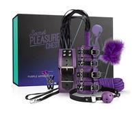 Secret Pleasure Chest »Purple Apprentice« BDSM Set 1 St