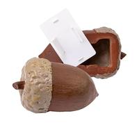 Secret Safe Box, Hazelnut-Shaped Security Key Boxes, Secret Hidden Key Safe Lock Boxes, Hazelnut Shaped Secrets Stash Key's Box | For Cash Jewelry Home Office Indoor Garden Yard