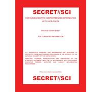 SECRET//SCI Color Graph Paper Blank Paperback Notebook Journal Logbook 8.5X11 BLUE GRID