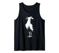 Secretary Bird, animali selvatici, vintage, natura afflitta Canotta