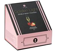 SECRETPLAY Golden Light Kit POLVOS COMESTIBLES Y PLUMA - FRESAS & Cava
