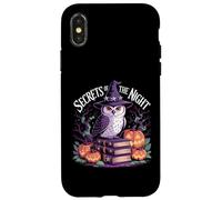 Secrets of the Night Witch Owl Zucca Halloween Gothic Custodia per iPhone X/XS