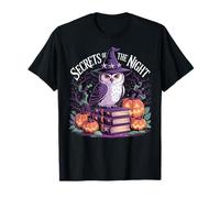 Secrets of The Night Witch Owl Zucca Halloween Gothic Maglietta