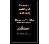 Secrets of Writing & Publishing: 1