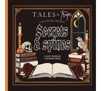Secrets & Spines: A gothic bookish coloring book