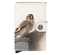 Secrid Art Custodia per carte di credito RFID in pelle 6 cm beige