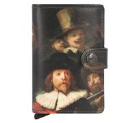 Secrid Art Custodia per carte di credito RFID in pelle 6 cm marrone